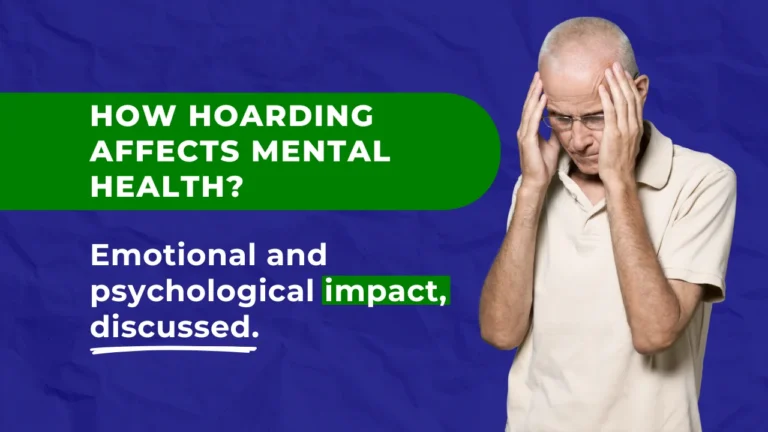 Hoarding disorder can worsen with age, impacting mental health, cognitive function, and emotional well-being.